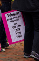 Women's rights protest at the Virginia Capitol